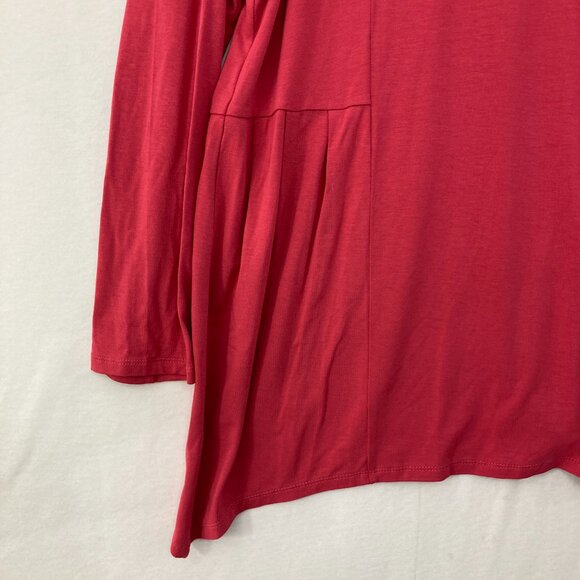 J. Jill size XL Wearever Collection Pink Long Sleeve Stretch Knit Comfy Tunic - Picture 4 of 9